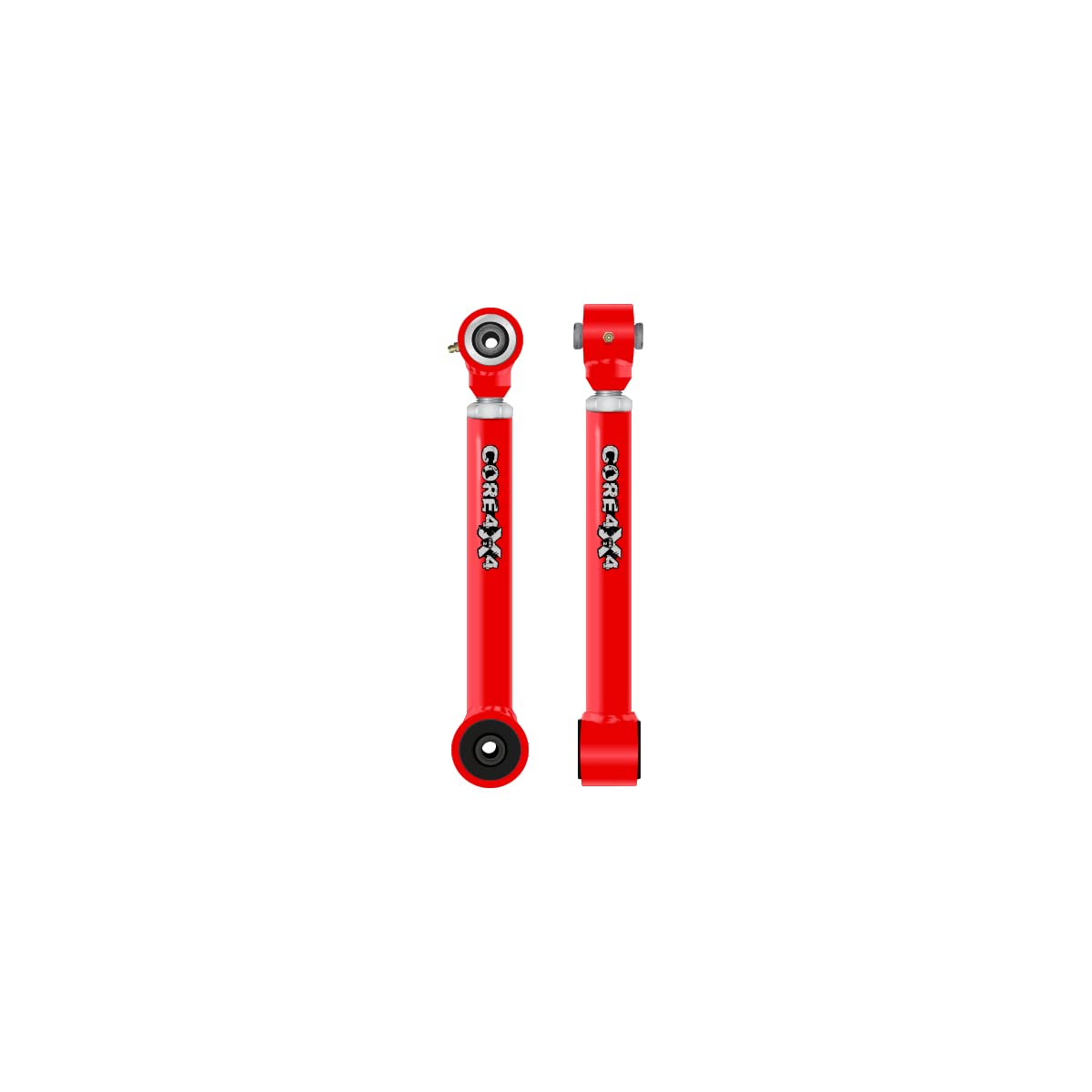 CORE 4X4 Adjustable Rear Upper Control Arms - Tier 2 - Red - Compatible with Jeep Grand Cherokee ZJ 1993-1998 & Wrangler LJ/TJ 1997-2006 - Heavy Duty Off-Road Suspension Upgrade for Better Handling & Performance
