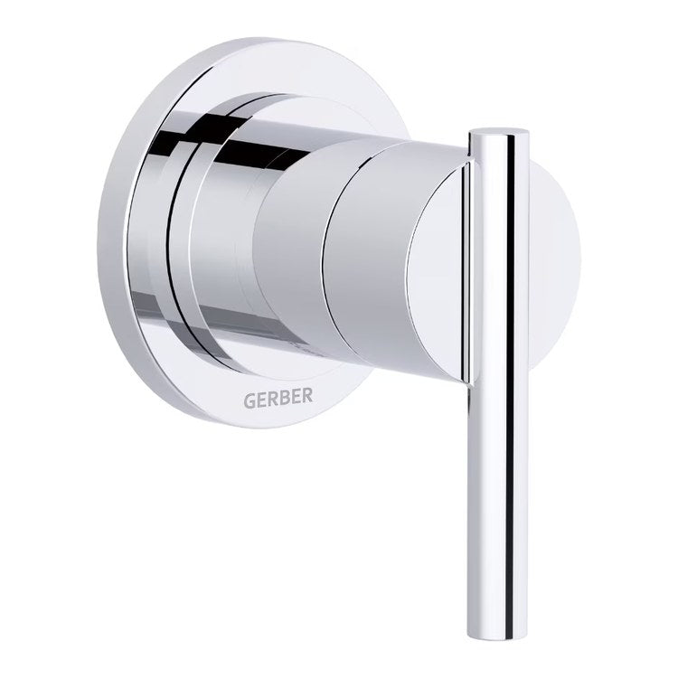 4 Port Shower Diverter Trim Kit - Chrome Finish Bathroom Faucet for Multiple Shower Heads - Perfect for Spa, Rainfall & Handheld Shower Systems