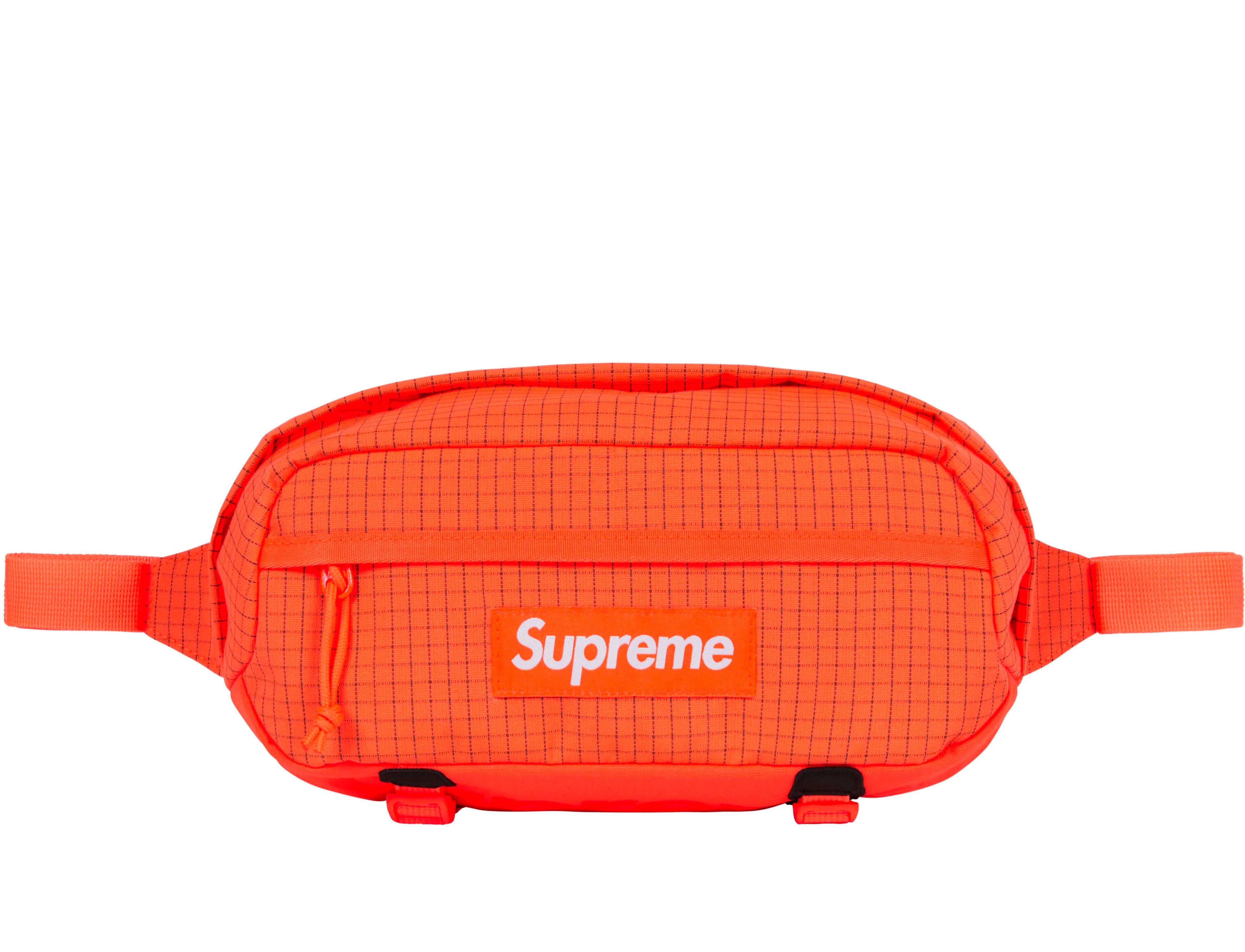 Supreme SS24 Waist Bag Orange - Crossbody Fanny Pack for Men & Women - Perfect for Travel, Hiking, Running & Everyday Use
