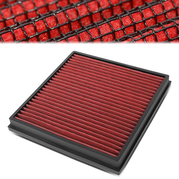 06-11 Chevy Impala & 05-08 Pontiac Grand Prix High Performance Red Drop-in Panel Air Filter - Improves Engine Airflow & Fuel Efficiency