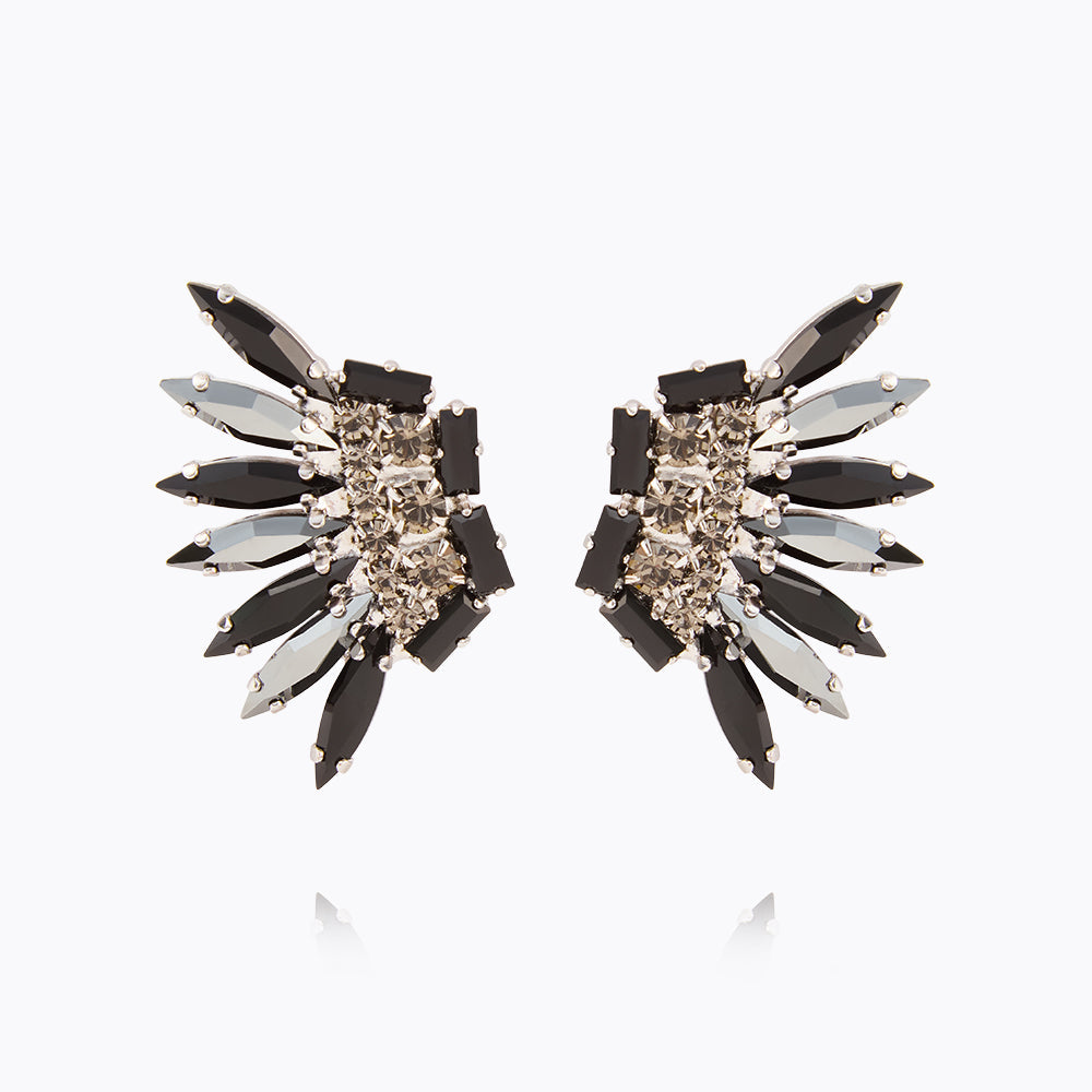 Elegant Black Feather Earrings Set - Boho Chic Dangle Drop Earrings for Women | Perfect for Parties, Weddings & Festivals