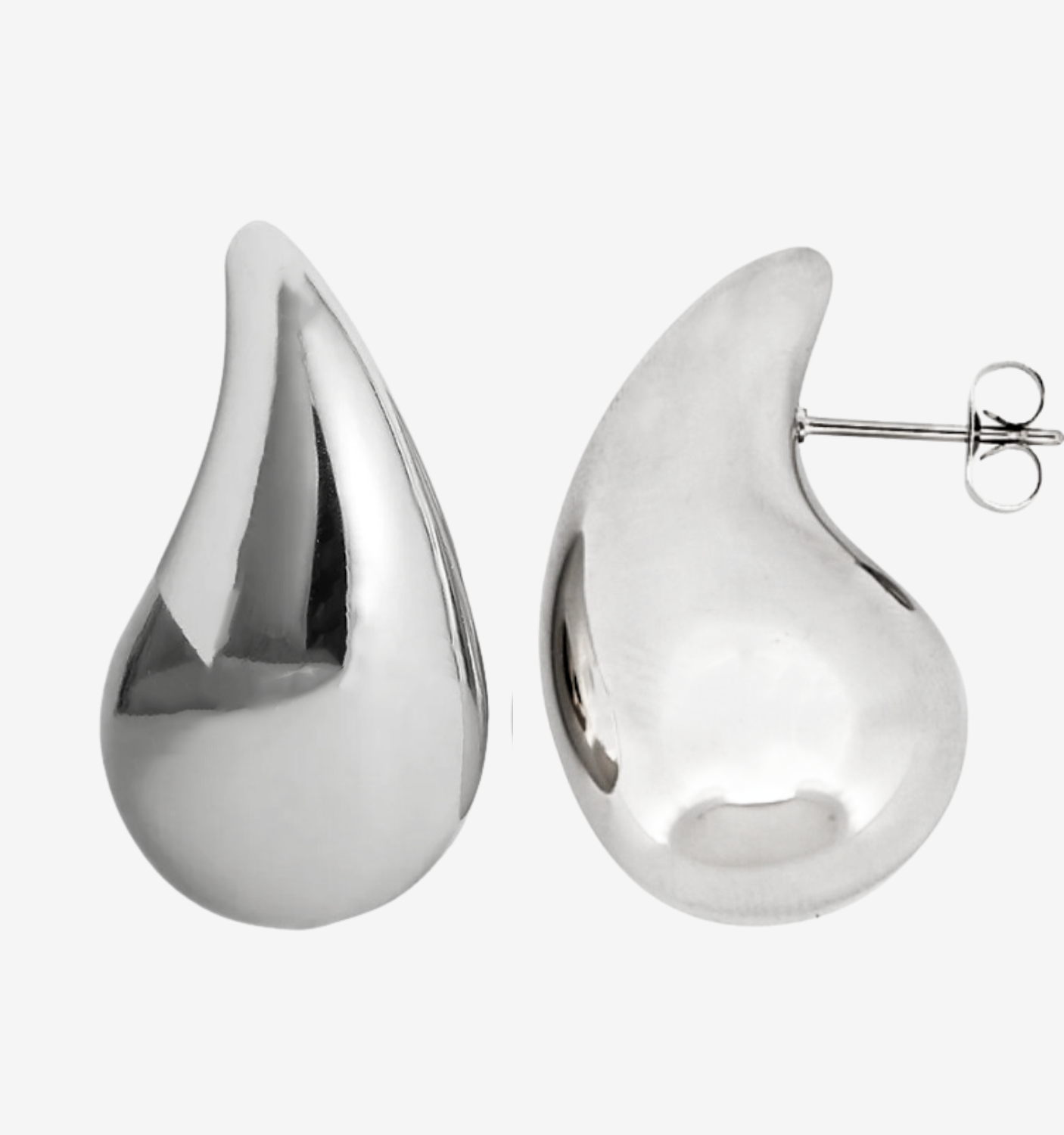 Elegant Silver Droplet Earrings for Women - Hypoallergenic Sterling Silver Dangle Earrings - Perfect for Parties, Weddings & Everyday Wear