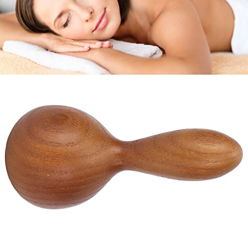 Premium Teakwood Massage Hammer - Portable Essential Oil Massage Tool for Back, Neck & Psoas Muscle Relief - Wood Therapy Handheld Massager for Home, Spa & Travel Use