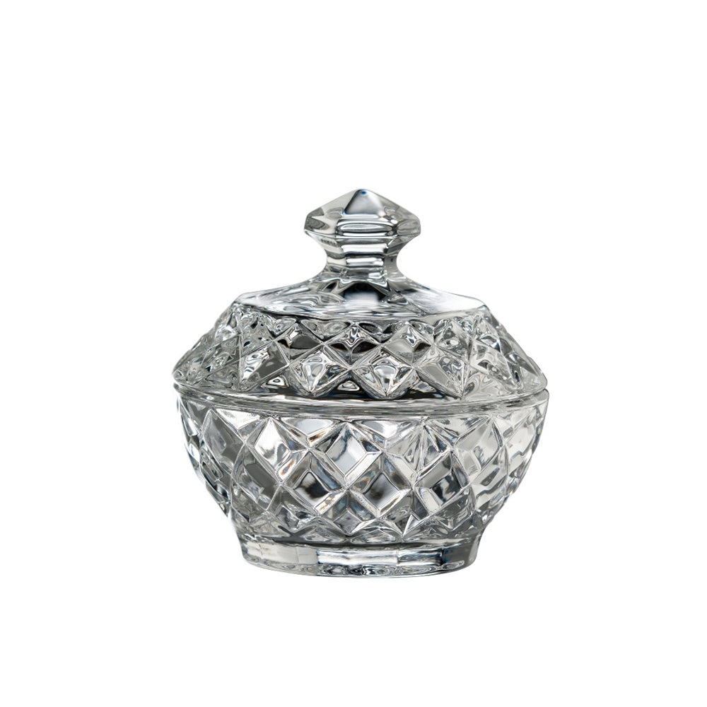 Galway Crystal Ashford Trinket Box - Handcrafted Irish Jewelry Storage for Rings, Earrings & Keepsakes | Perfect Gift for Weddings, Anniversaries & Special Occasions