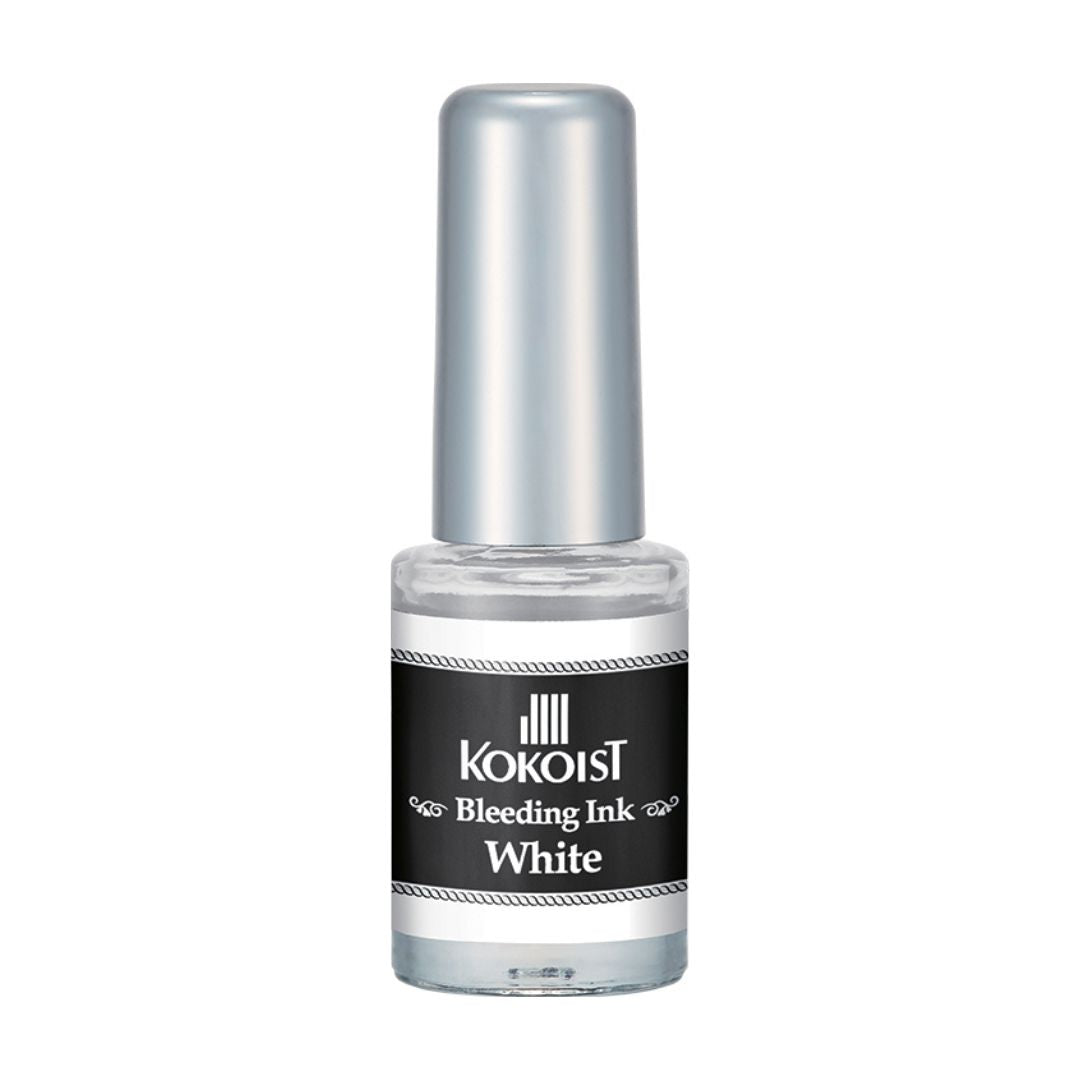 Kokoist BI 09 Bleeding Ink White - Professional Nail Art Gel Polish for Salon & Home Manicure - Perfect for French Tips, Ombre Designs & Nail Art Creations