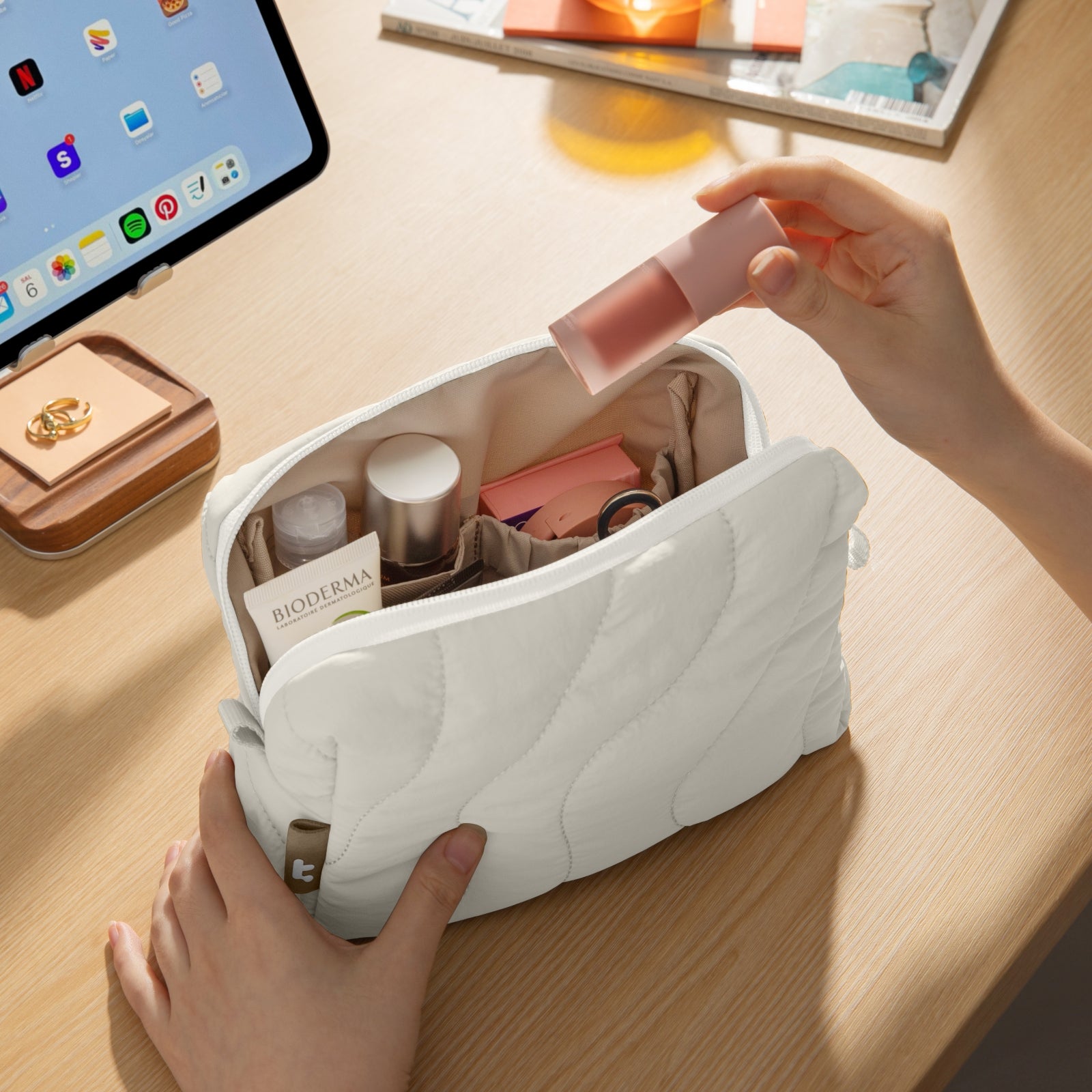 Terra A27 Portable Pouch - Lightweight & Durable Travel Organizer for Toiletries, Cosmetics & Essentials | Perfect for Camping, Gym & Everyday Carry