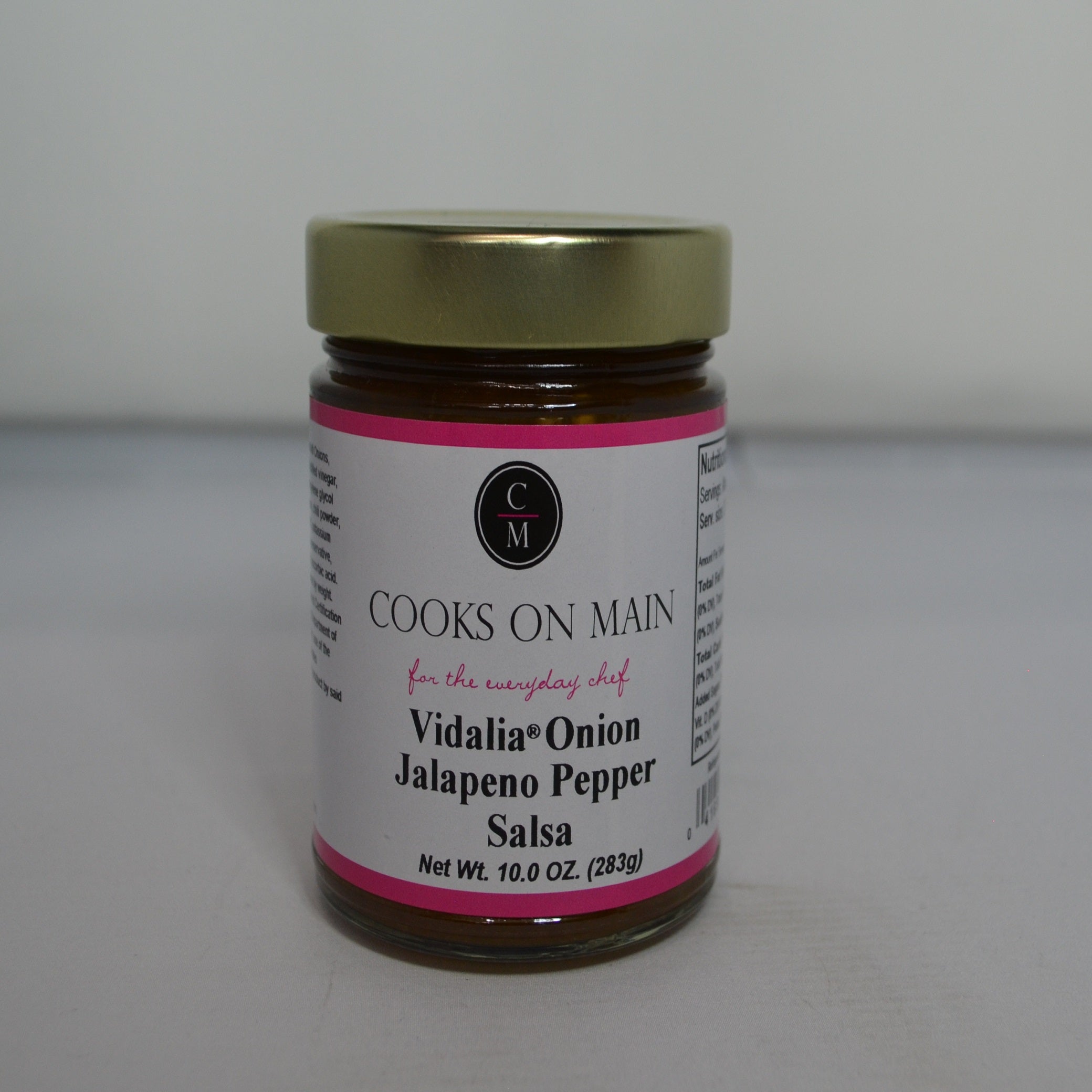 Spicy Vidalia Onion & Jalapeño Pepper Salsa - Mild Heat, Sweet Flavor - Perfect for Chips, Tacos, Nachos & Grilled Meats