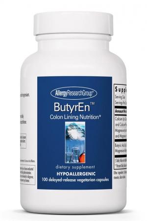 Arg Butyren 100Dr Cap - Premium Butyric Acid Supplement for Gut Health & Digestion Support - Ideal for IBS, Leaky Gut & Microbiome Balance - 100 Delayed-Release Capsules