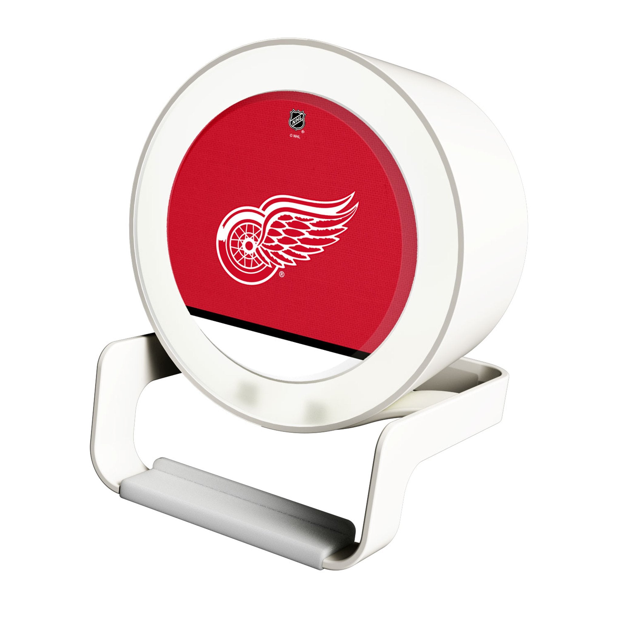 Detroit Red Wings LED Night Light with Wireless Charger & Bluetooth Speaker - Perfect for Bedroom, Office, and Game Room Decor