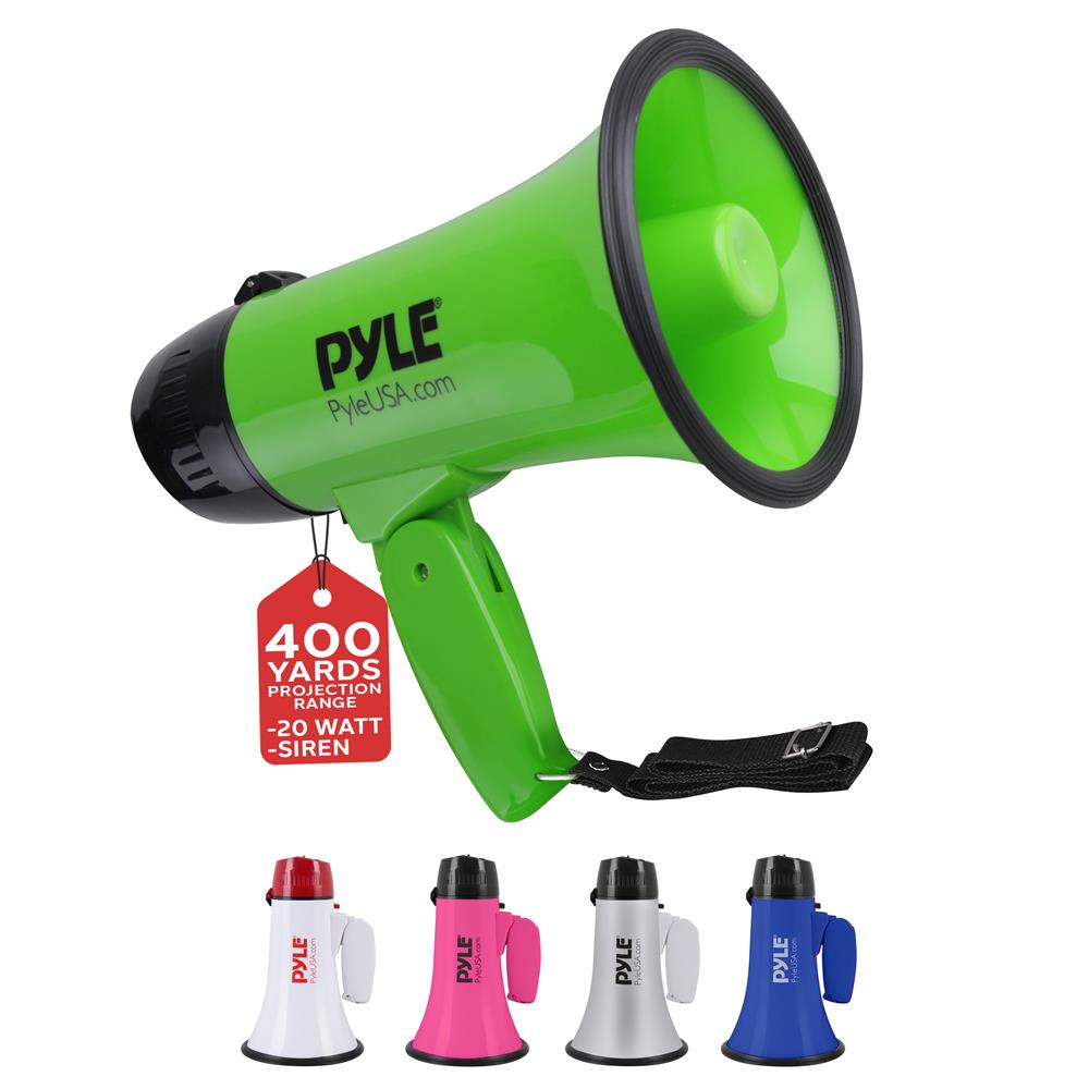 Portable Mini Megaphone Speaker with 50W Loud Sound - Bullhorn for Outdoor Events, Cheering, Sports Games & Emergency Announcements