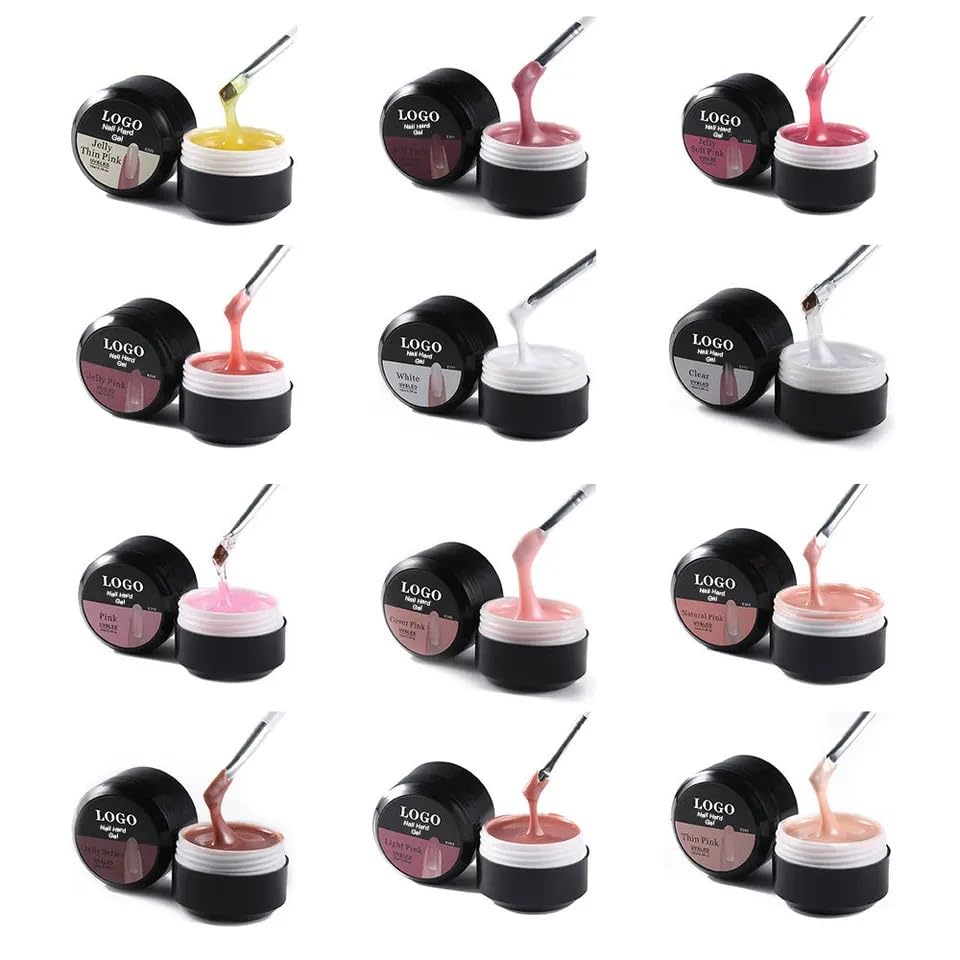 NAILWIND Professional Builder Gel for Nail Extensions - UV Gel & Acrylic Nail Strengthener for Long-Lasting False Nails - Classic Nude Nail Builder Gel Kit (1-Piece) - Perfect for Salon, Home Manicures & DIY Nail Art