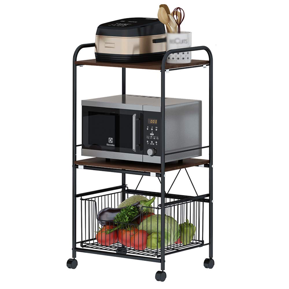 WDBBY Multifunctional Storage Shelf - Bathroom Organizer, Living Room Shelving Unit, Kitchen Space Saver for Microwave & Toiletries | Perfect for Small Spaces, Home & Office Organization
