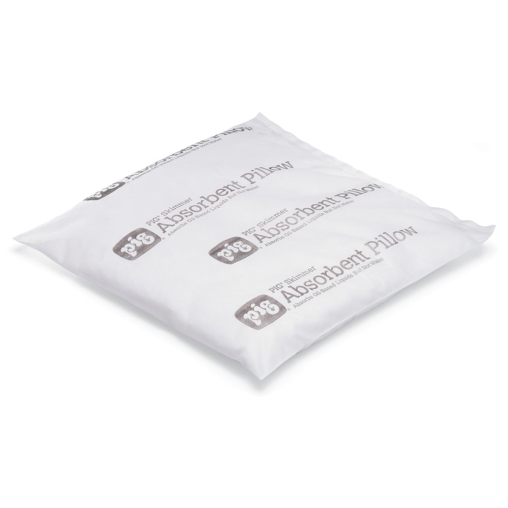 Oil Absorbent Pillows for Spills - PIG Skimmer Oil-Only Absorbent Pads | 1 Gallon Capacity | 17