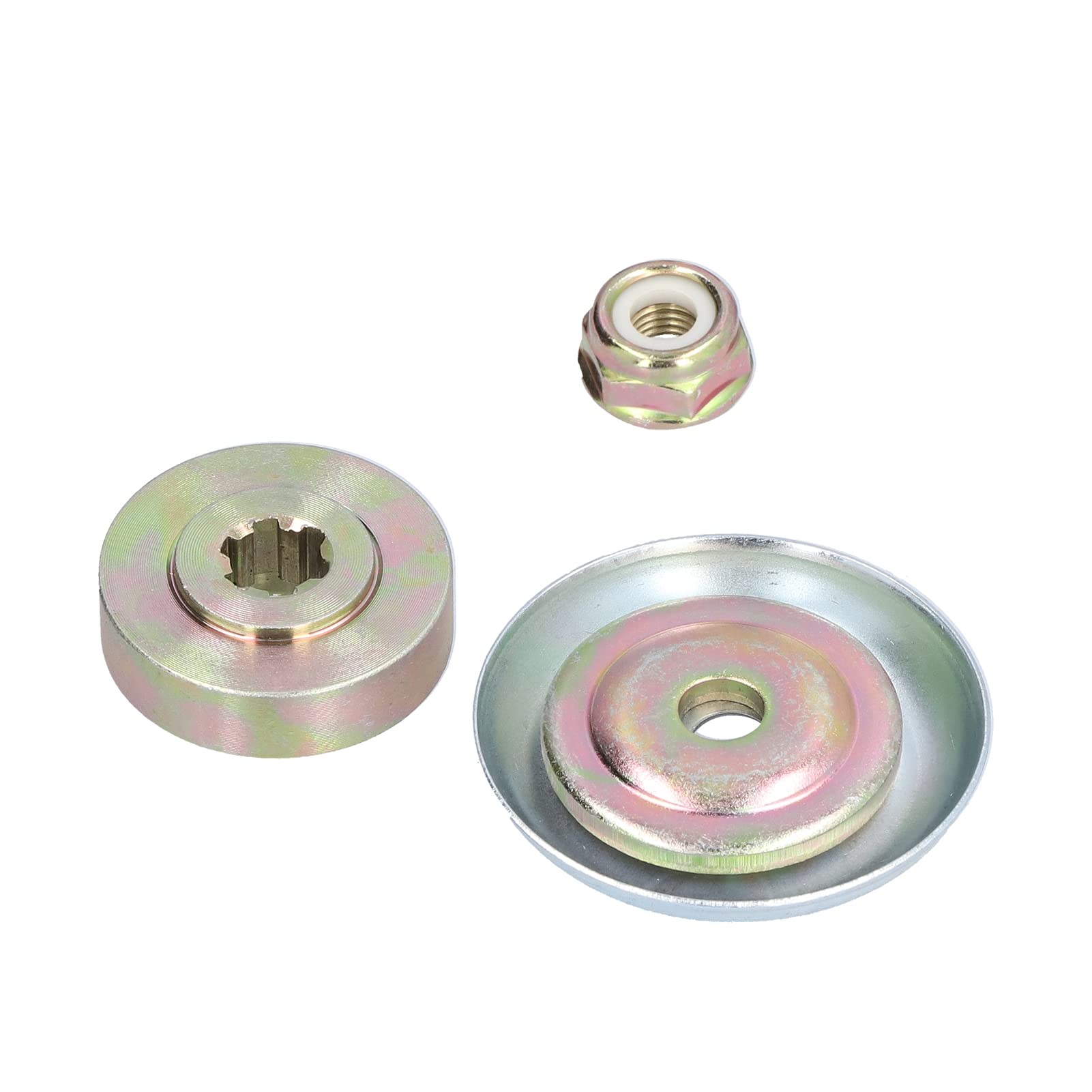 Premium Steel Trimmer Head Adapter - Heavy Duty Replacement Part for Lawn Mowers | Durable & Wear Resistant | Perfect for Landscaping & Yard Maintenance