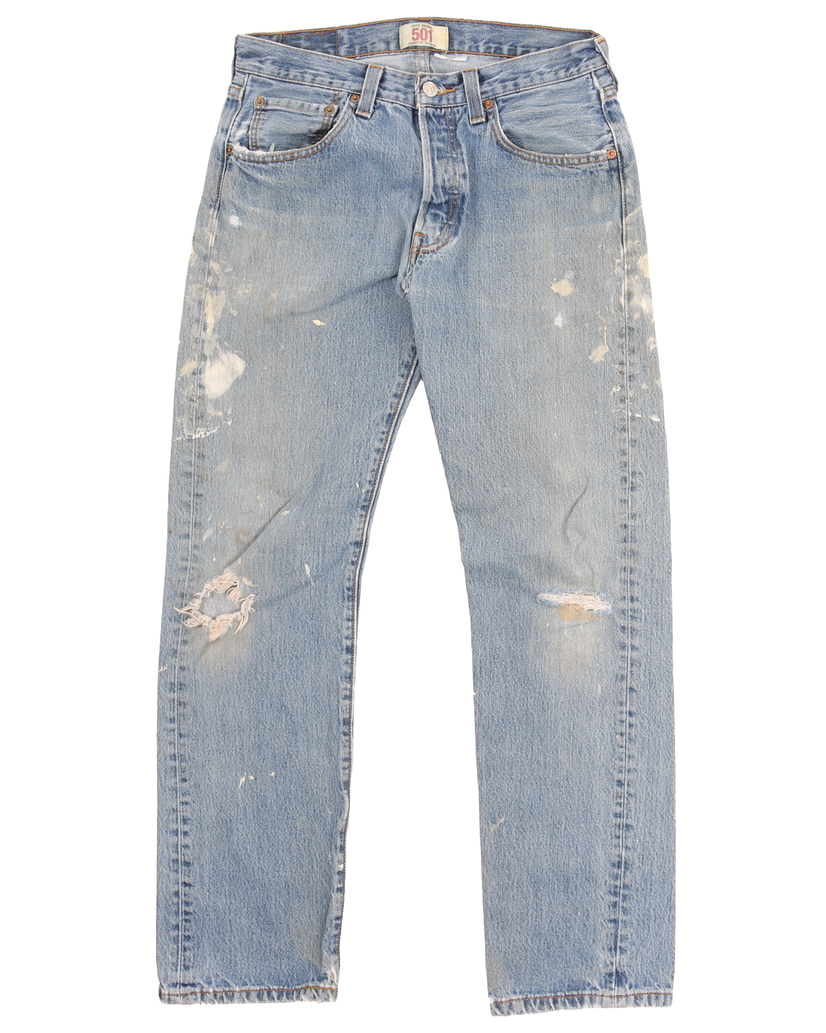 Vintage 1990's Levi's 501 Original Fit Painter Jeans - Classic Denim Pants for Men, Retro Workwear & Casual Style