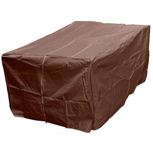 Hiland Heavy Duty Waterproof Rectangle Propane Fire Pit Cover - Outdoor Patio Heater Protection for All Weather Conditions