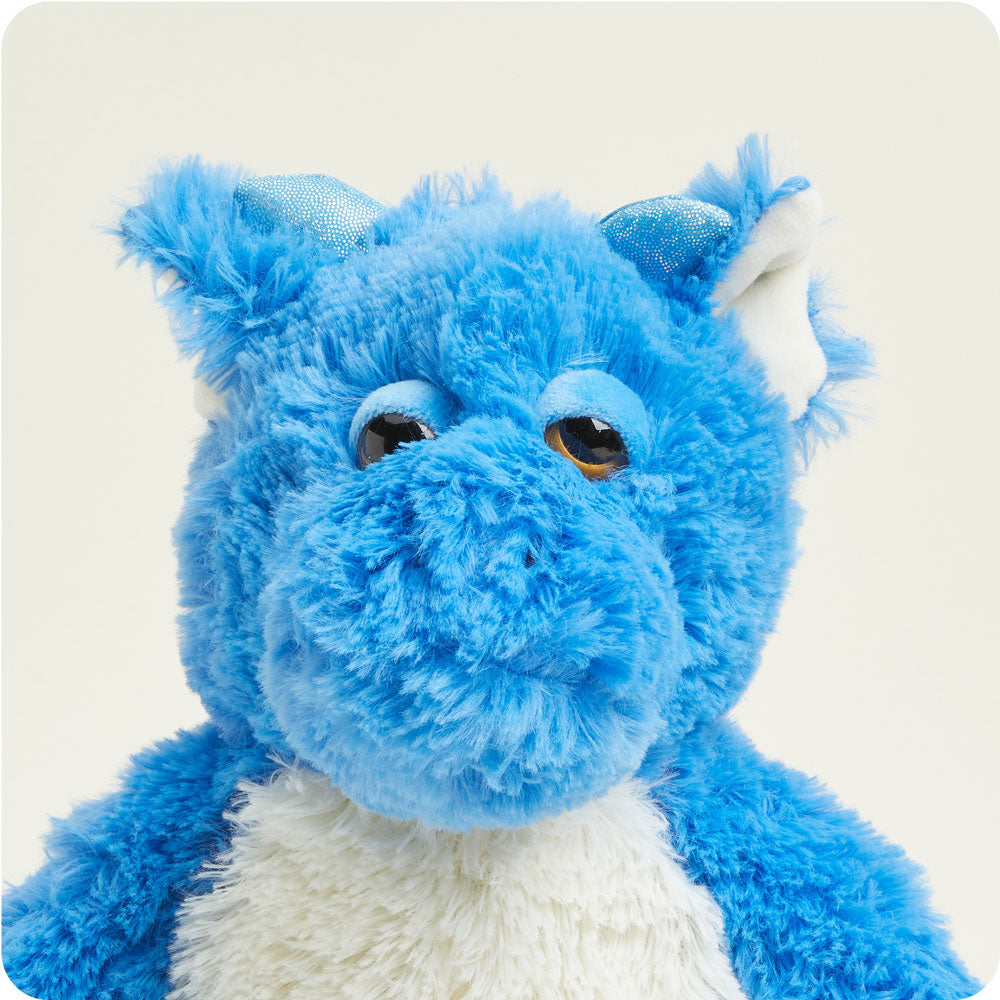 Weighted Heated Dragon Stuffed Animal - Warmies Plush Toy for Stress Relief & Comfort | Perfect for Anxiety Relief, Kids' Bedtime, and Cold Weather Warmth
