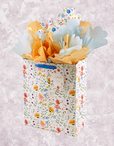 Premium Garden Gift Bags for Flowers - Elegant Floral Present Packaging for Weddings, Birthdays & Special Occasions