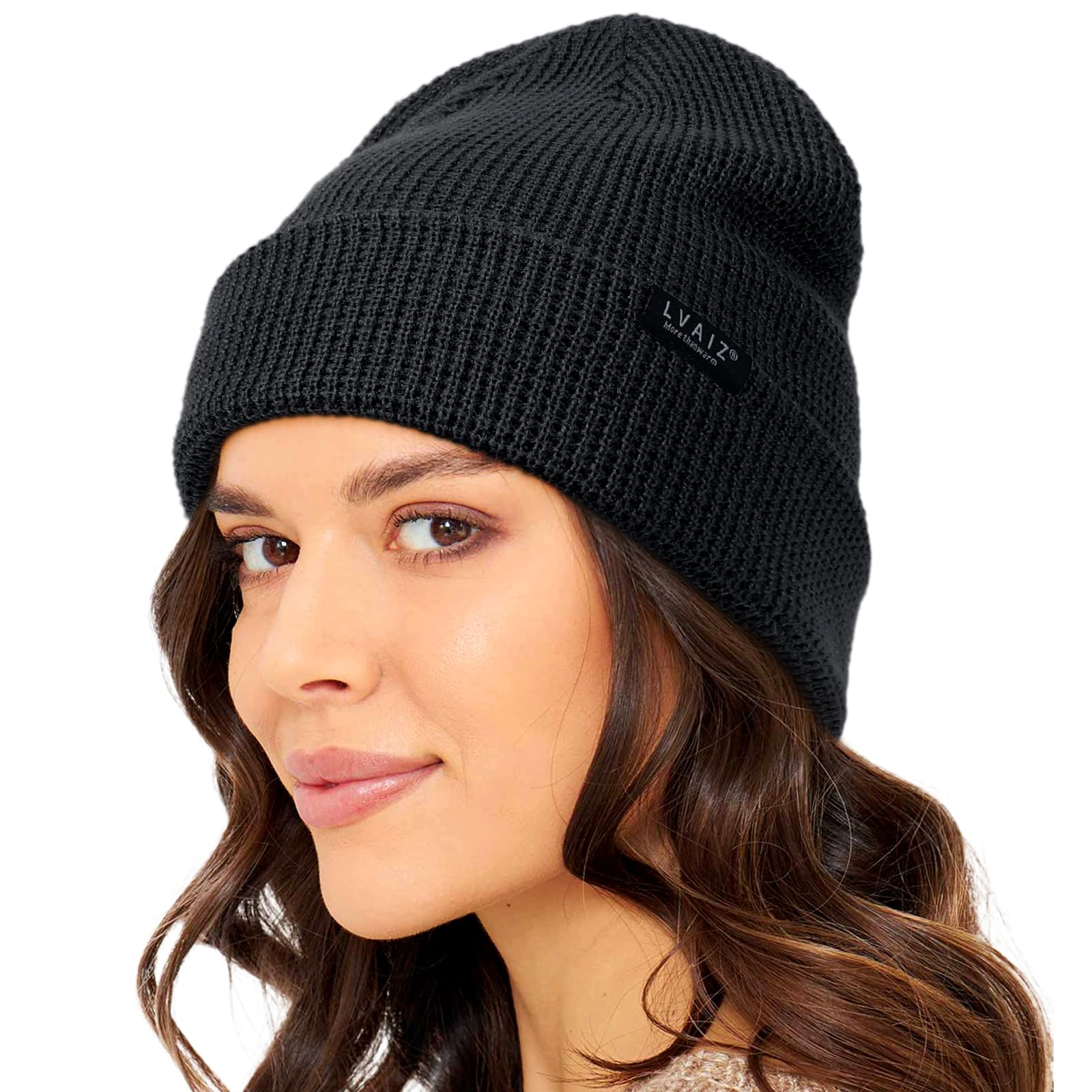 Lvaiz Knit Beanie Hat for Men & Women - Winter Warm Skull Cap for Outdoor Activities