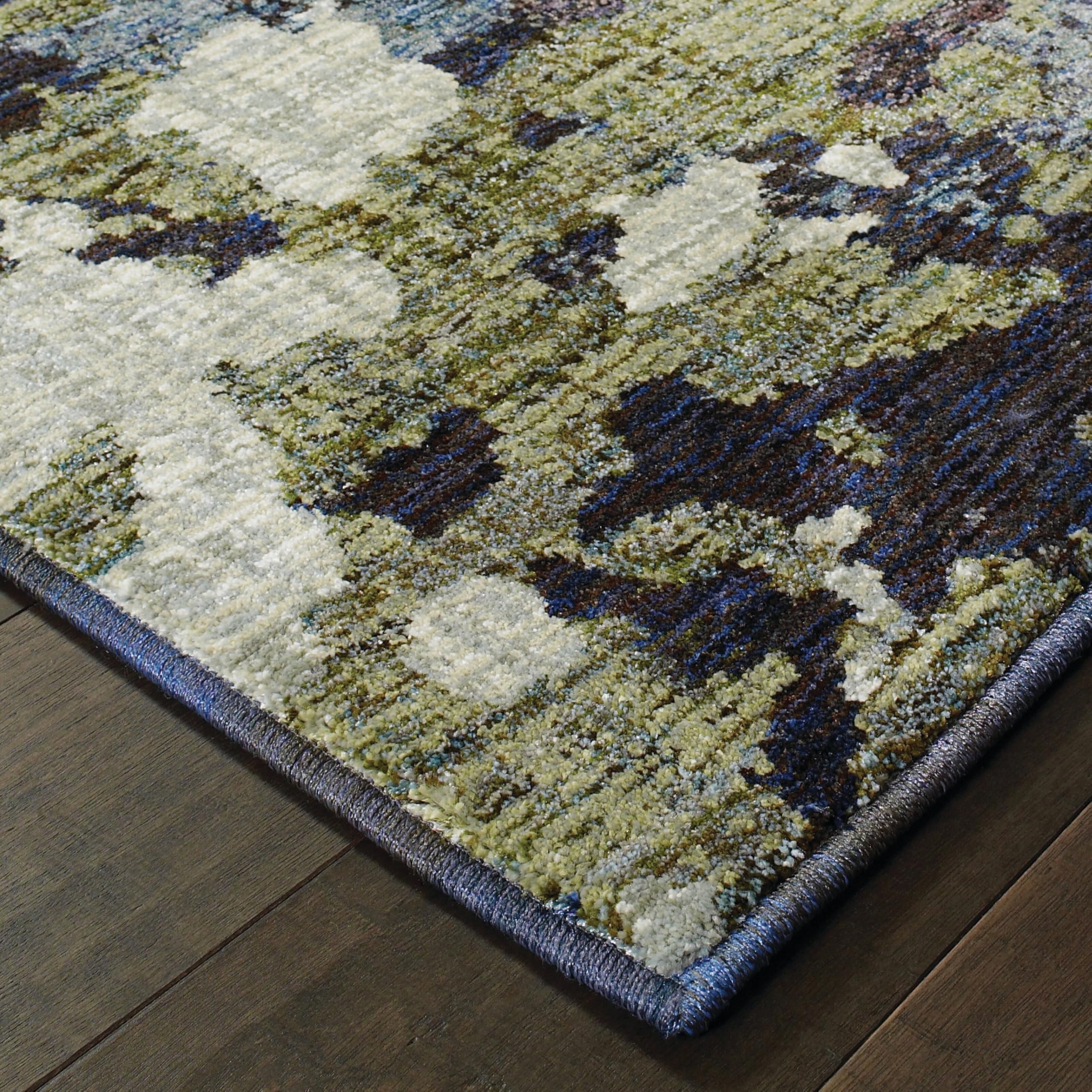 Evangeline Dappled Night Area Rug 3'3