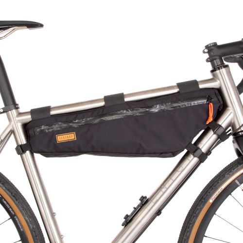 Restrap Large Bike Frame Bag - Waterproof Cycling Storage for Bikepacking & Commuting - Fits Most Bicycle Frames - Durable Nylon Construction for Adventure Rides