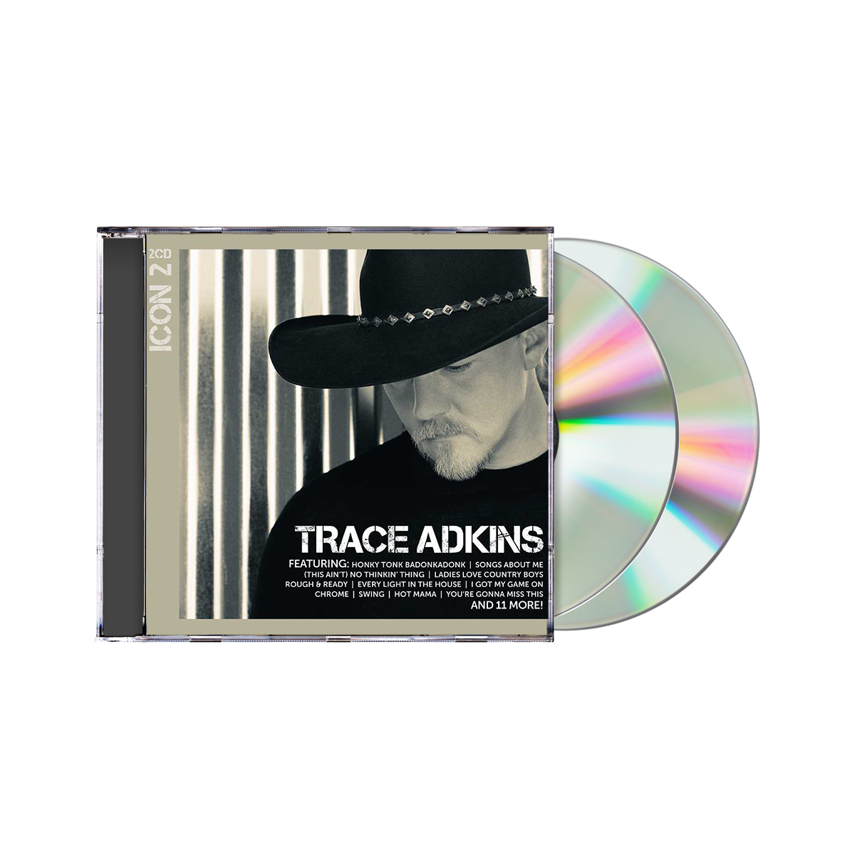 Trace Adkins Icon 2 CD Set - Country Music Album Collection | Perfect for Road Trips, Home Listening & Gifts for Country Fans