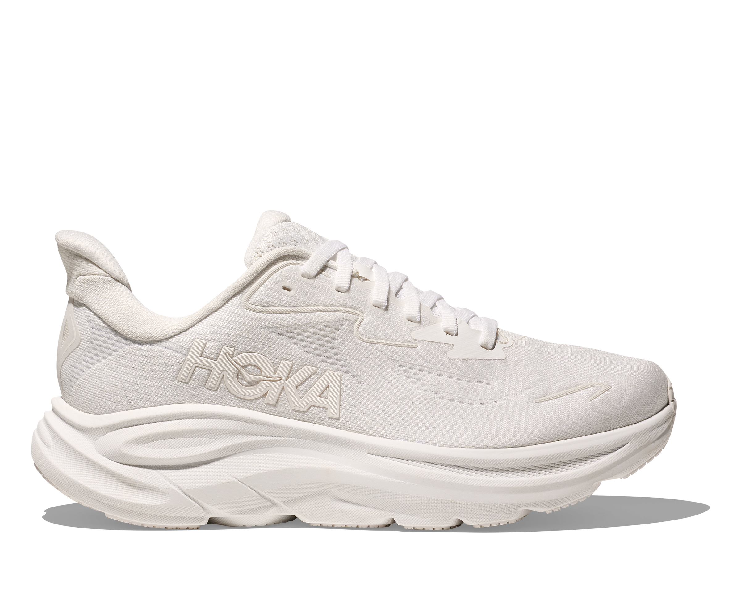 HOKA Women's Clifton 10 Running Shoes - Lightweight Cushioned Sneakers for Women (White/White) | Perfect for Road Running, Jogging & Gym Workouts