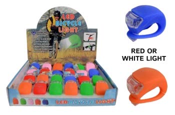08-1386 LED Bicycle Light Set (2 Lights) - Waterproof Bike Lights for Night Riding, Cycling Safety, and Outdoor Adventures