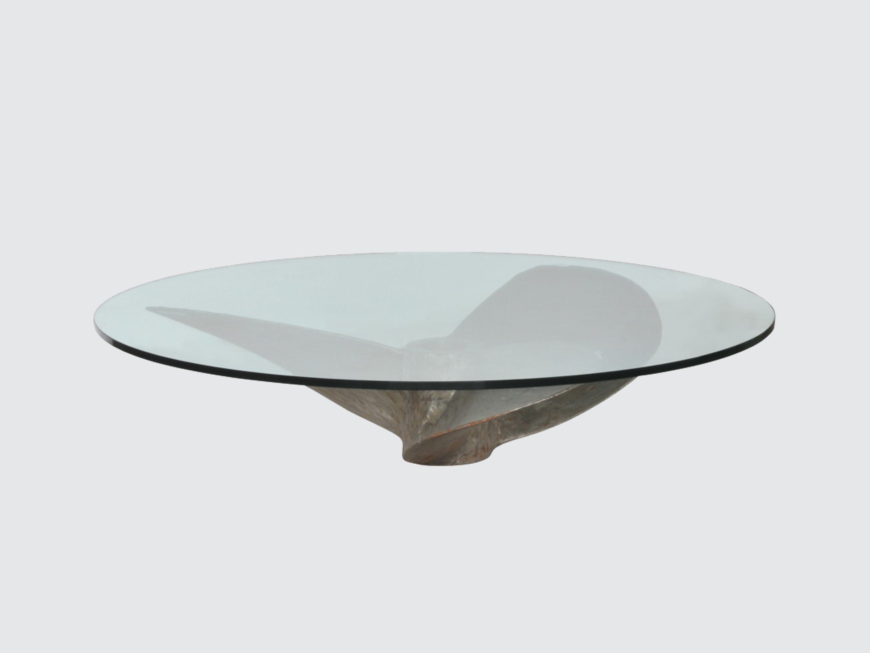 Modern Round Coffee Table - Handcrafted Wooden Accent Table for Living Room, Home Decor - Perfect for Small Spaces, Apartments & Cozy Gatherings