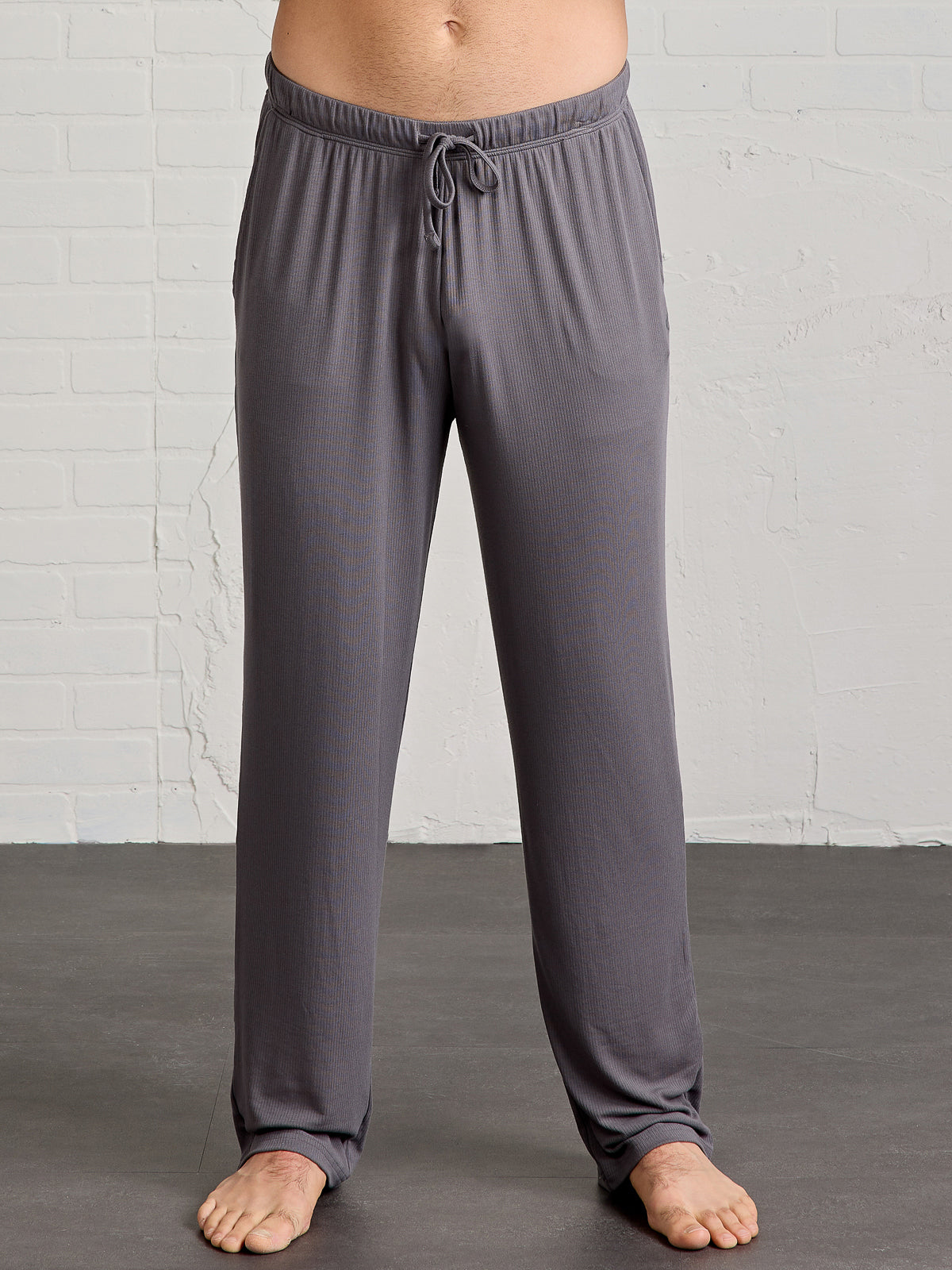 MicroLuxe Ribbed Sleep Pants for Women - Soft & Comfortable Lounge Pants for Sleeping, Yoga & Relaxing at Home