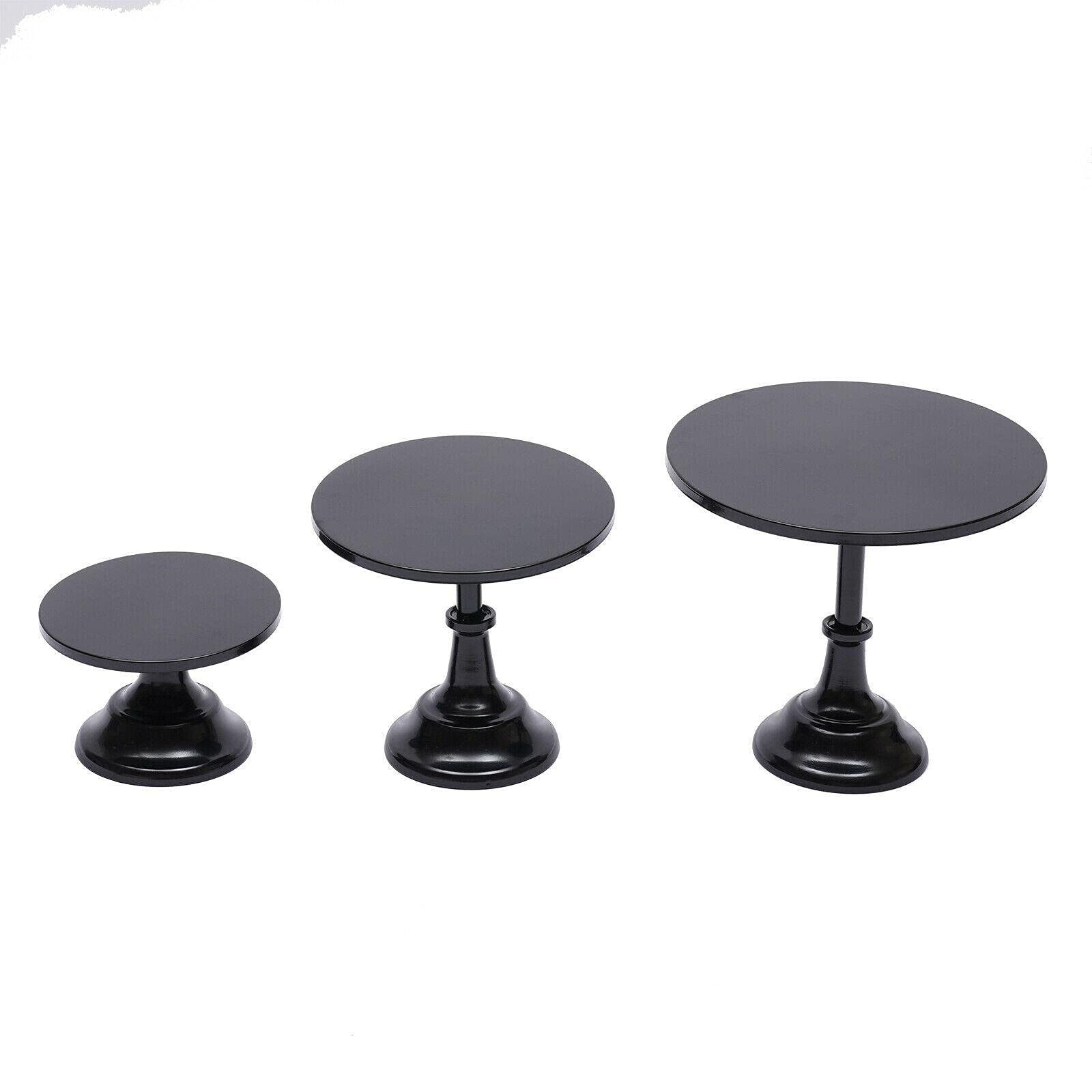 3-Piece Metal Cupcake Stand Set - Elegant Dessert Holder Display Plate Rack for Wedding, Party & Bakery - Perfect for Cupcakes, Cakes & Pastries - Rust-Resistant & Durable for Home & Commercial Use