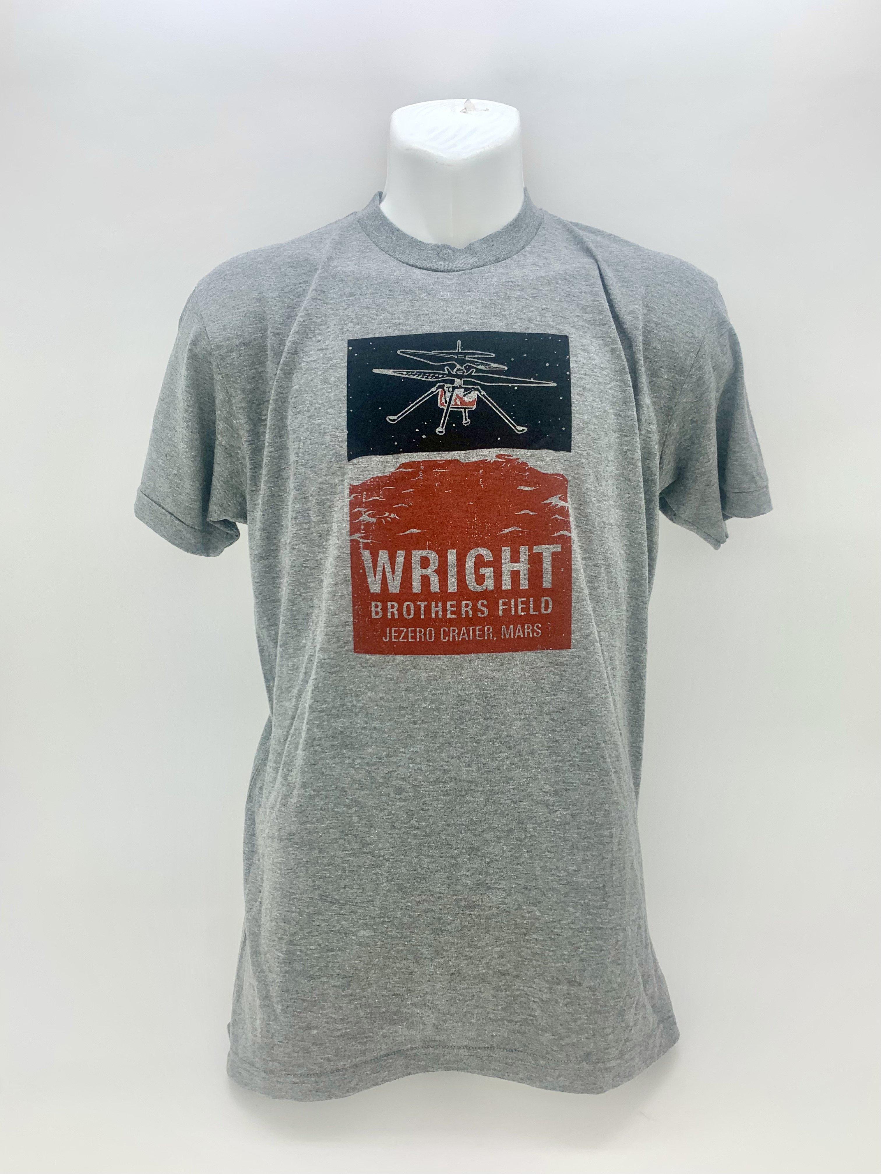 Wright Brothers Mars Short Sleeve T-Shirt for Men - Comfortable Cotton Crew Neck Tee - Perfect for Casual Wear, Outdoor Activities & Everyday Use