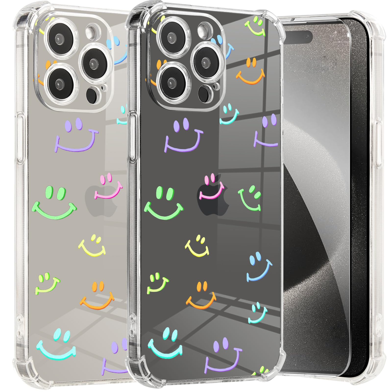 Smile Rainbow Clear TPU Protective Case for iPhone 11 Pro Max (6.5