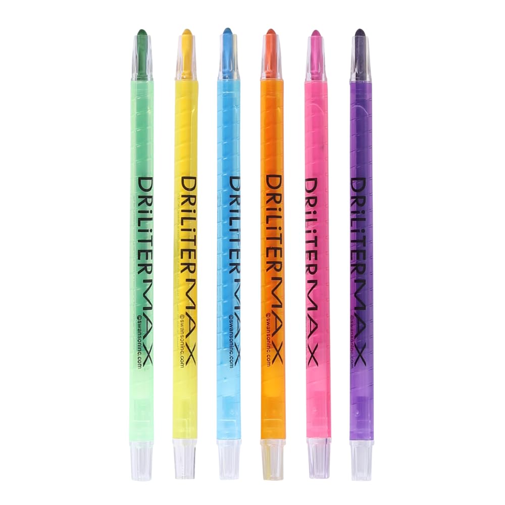 Swanson Bible Highlighters 6-Pack - No Bleed, Multi-Color for Bible Study & Note-Taking