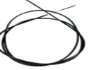 Punk Rider Rear Brake Line - High Performance Motorcycle Brake Hose for Harley Davidson, Honda, Yamaha - Perfect for Cruiser, Touring & Custom Bike Upgrades