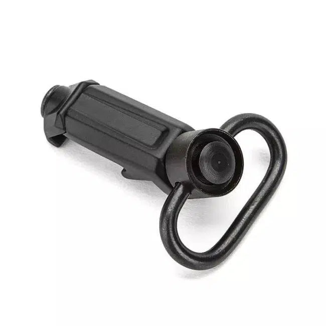 Low Profile Picatinny Rail Mount QD Sling Attachment - Quick Detach Sling Swivel for AR15, Rifle, Shotgun - Tactical Shooting & Hunting Accessory