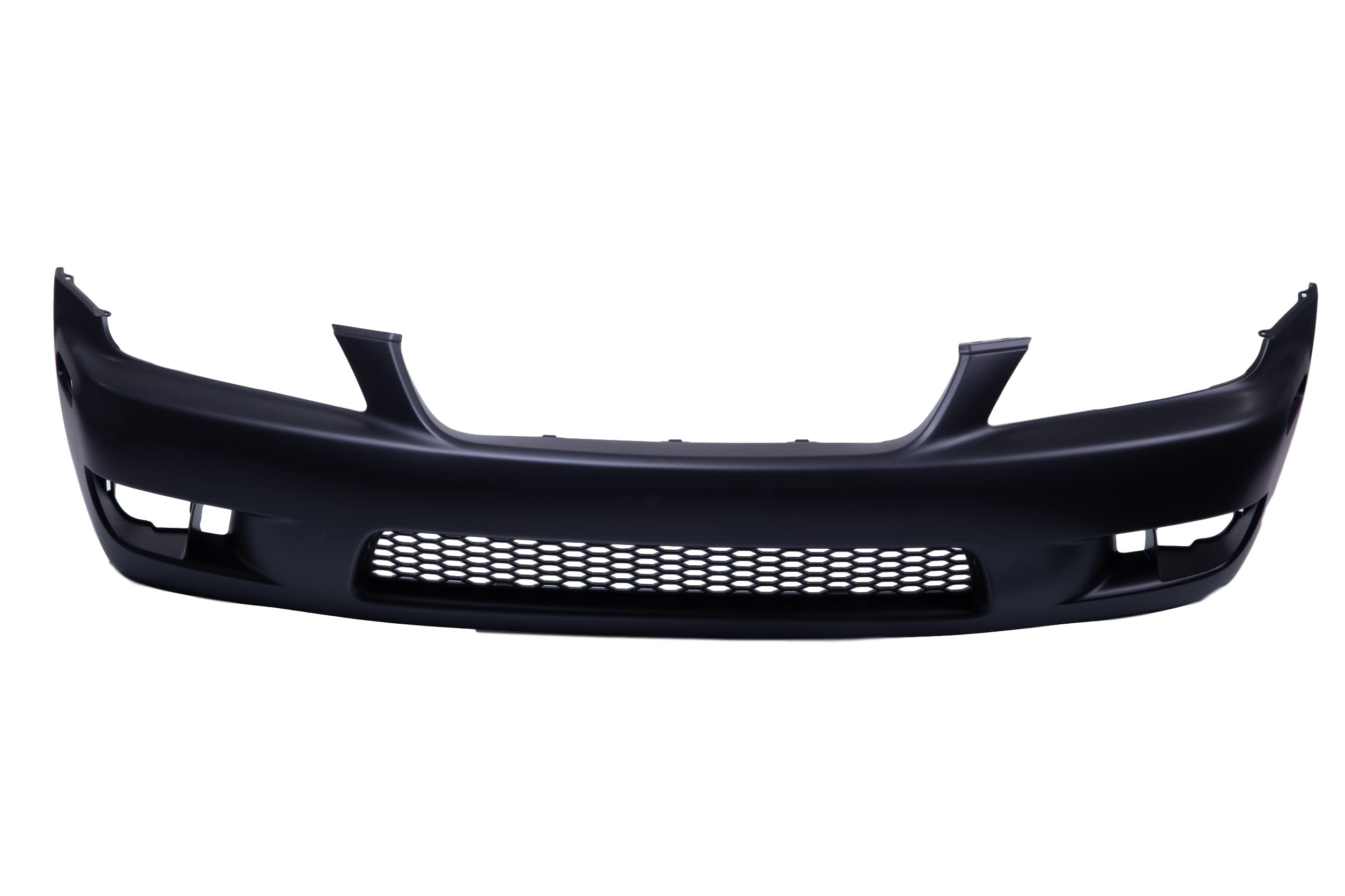 Lexus IS300 4-Door Sedan Front Bumper Cover with Fog Light Holes (2001-2005) - Compatible with Base Models Without Headlight Washer | Perfect Replacement for Accident Repair & Car Restoration