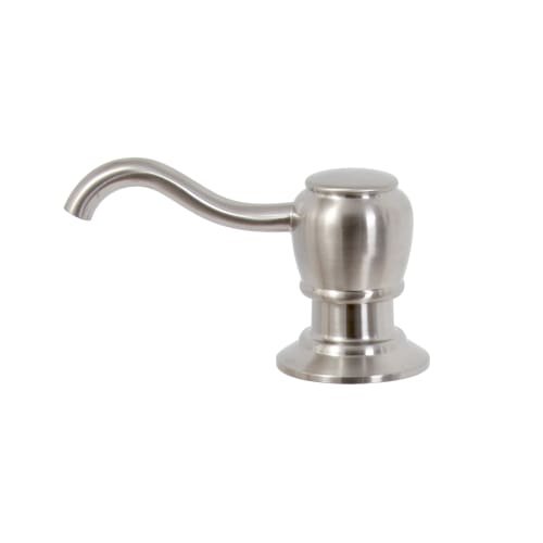 Brushed Nickel Kitchen Sink Soap Dispenser - Elegant Satin Finish Hand Soap & Lotion Pump for Modern Farmhouse & Contemporary Bathrooms