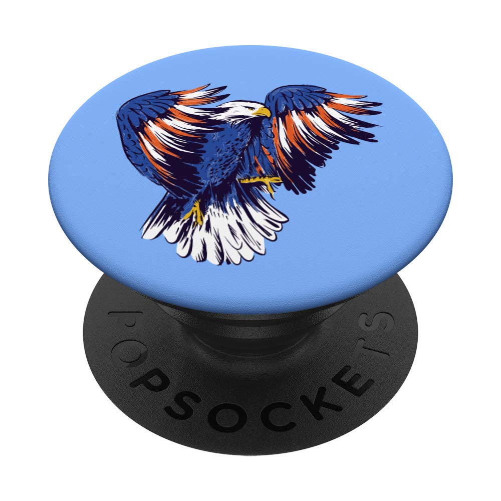 American Flag PopSockets - Patriotic USA Swappable PopGrip for Phones & Tablets - Perfect for 4th of July, Veterans Day & Everyday American Pride