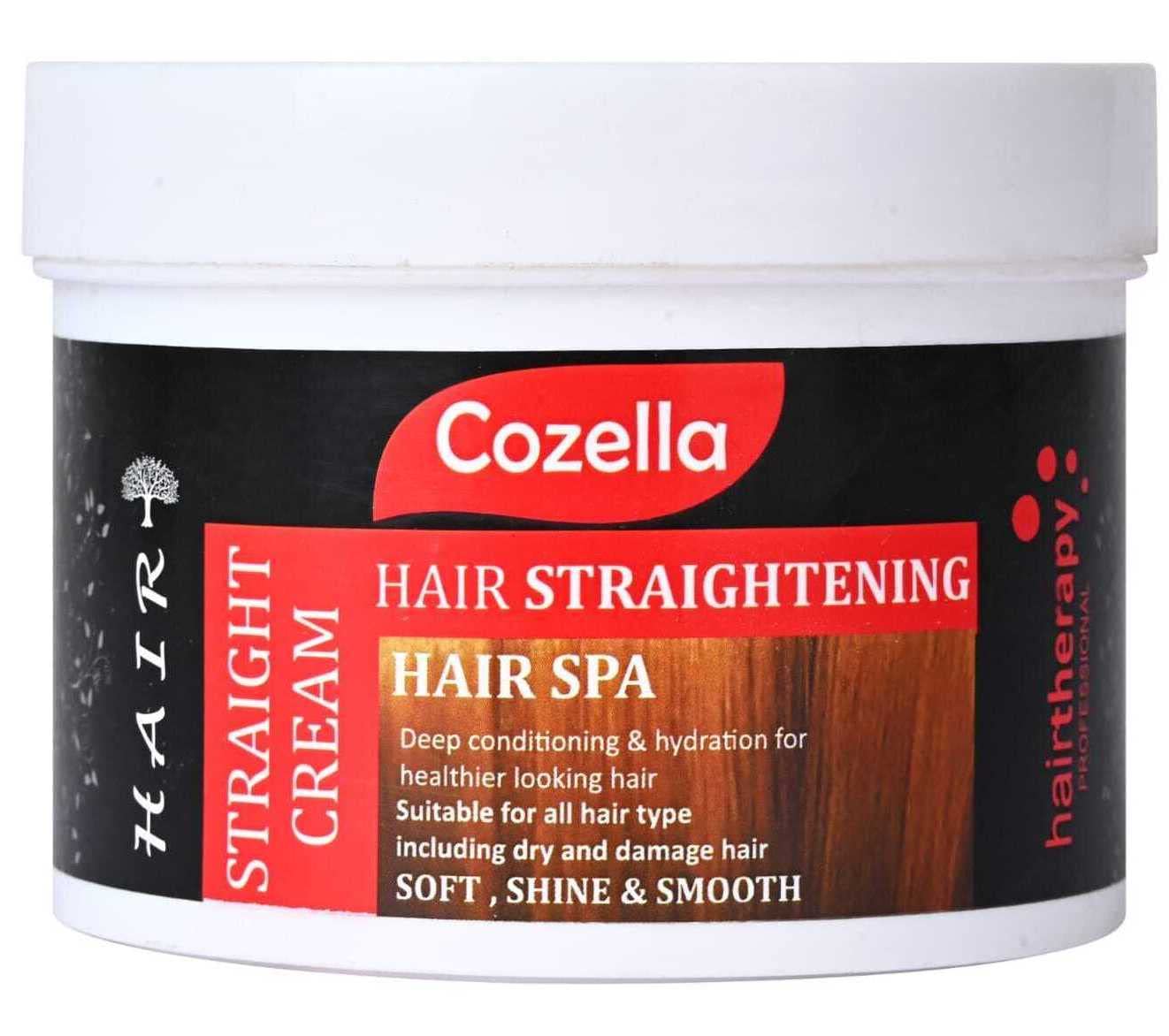 Cozella Hair Straightening SPA Treatment | Deep Conditioning & Hydration for Dry, Damaged Hair | Sulfate & Paraben Free | 500ml for All Hair Types | Salon-Quality Smoothing at Home