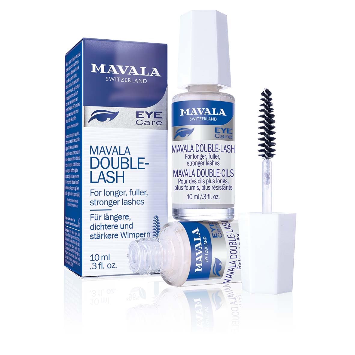 Mavala MAVALA Eye-Lite Double-lash Eyelash Enhancer (0.3 oz) - Natural Lash Growth Serum for Longer, Thicker Lashes - Perfect for Nighttime & Daily Use