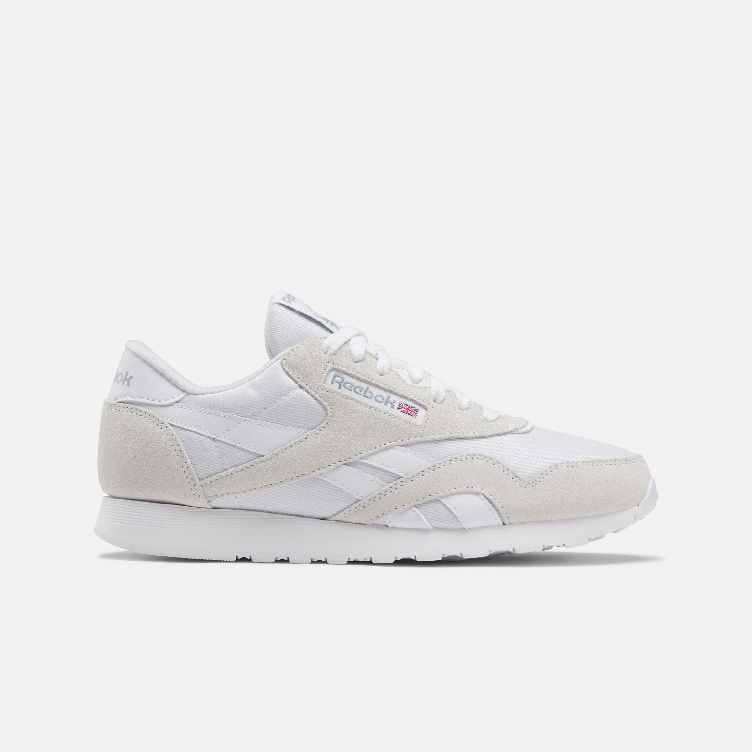 Classic White Nylon Shoes for Men & Women - Lightweight & Comfortable Walking Shoes - Perfect for Running, Gym, and Casual Wear