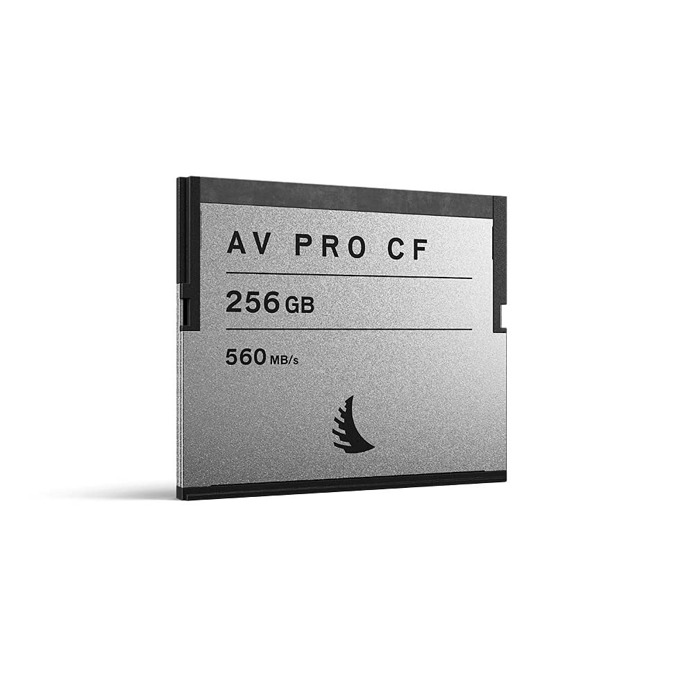Angelbird AV PRO CF 256GB CFast 2.0 Memory Card - High-Speed 550MB/s for 4K Video & Photography - Compatible with Canon, Nikon, Blackmagic Cameras - Perfect for Professional Filmmaking & Studio Photography