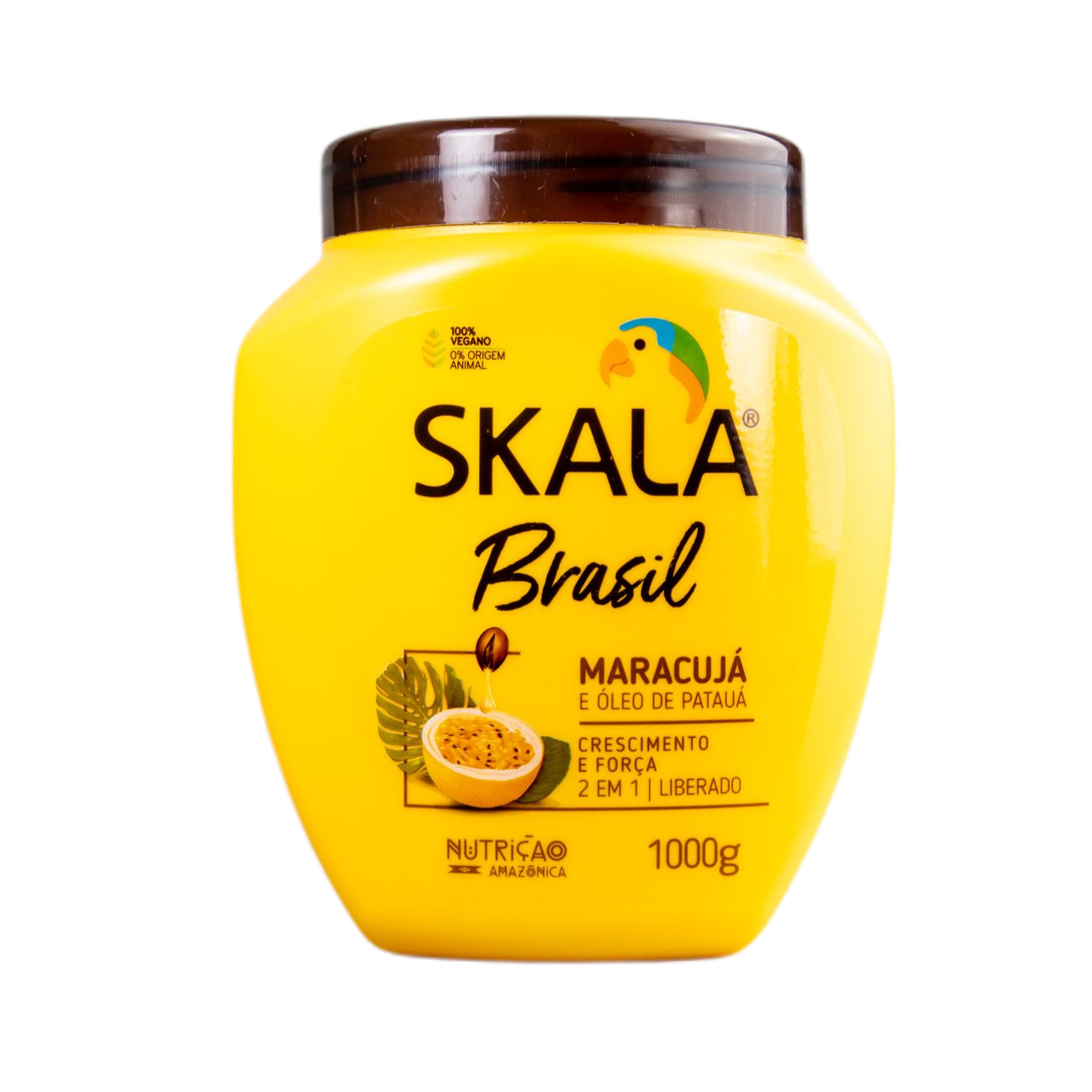 Skala 2-in-1 Maracuja & Pataua Oil Treatment Cream - Deep Conditioning Hair Mask with Passion Fruit Extract for Dry, Damaged Hair - Perfect for Salon-Quality At-Home Hair Care & Frizz Control