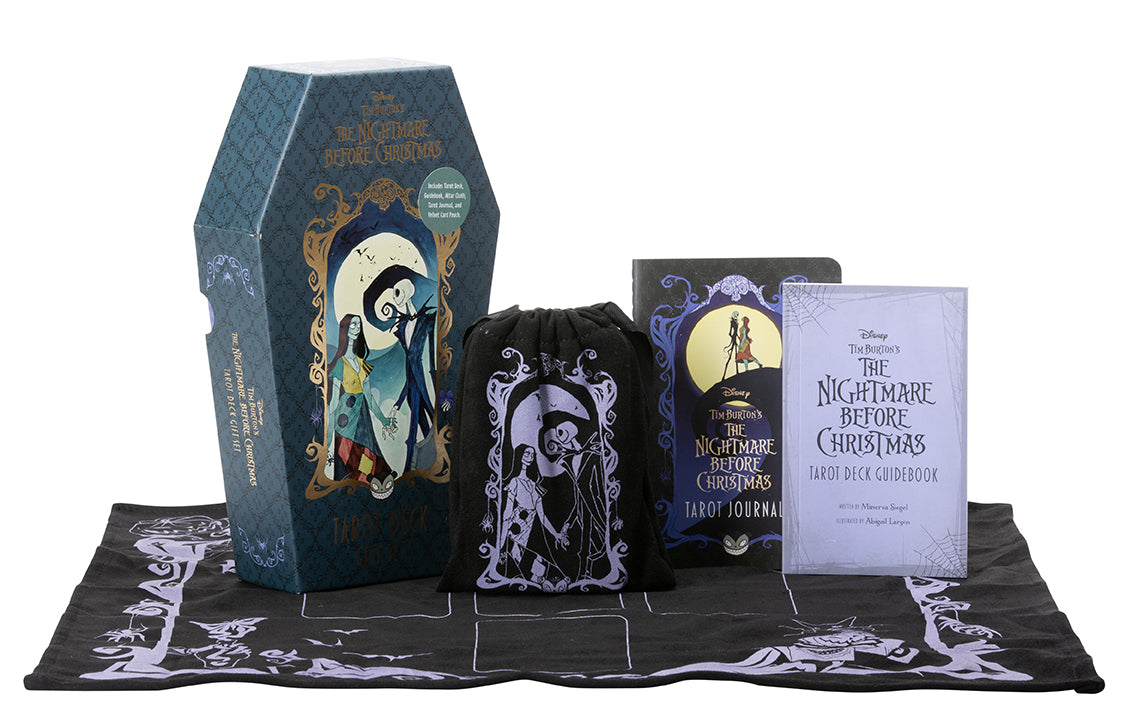 The Nightmare Before Christmas Tarot Deck & Guidebook Set - 78-Card Divination Deck with Illustrated Guide - Perfect for Halloween, Christmas Gifts & Fortune Telling