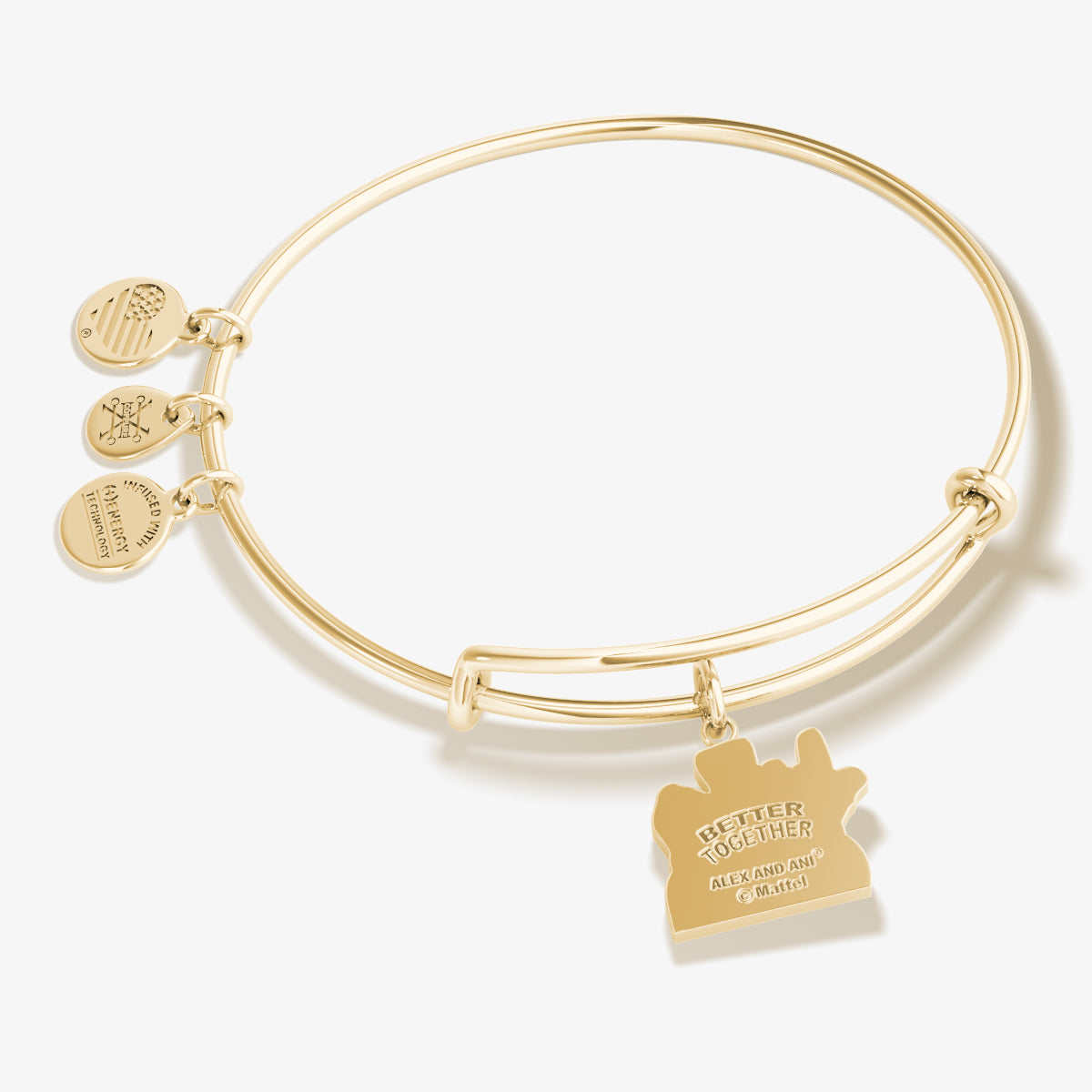 Barbie™ 'Better Together' Friendship Charm Bangle Bracelet for Girls - Perfect Gift for Birthday, Valentine's Day & Best Friend Jewelry