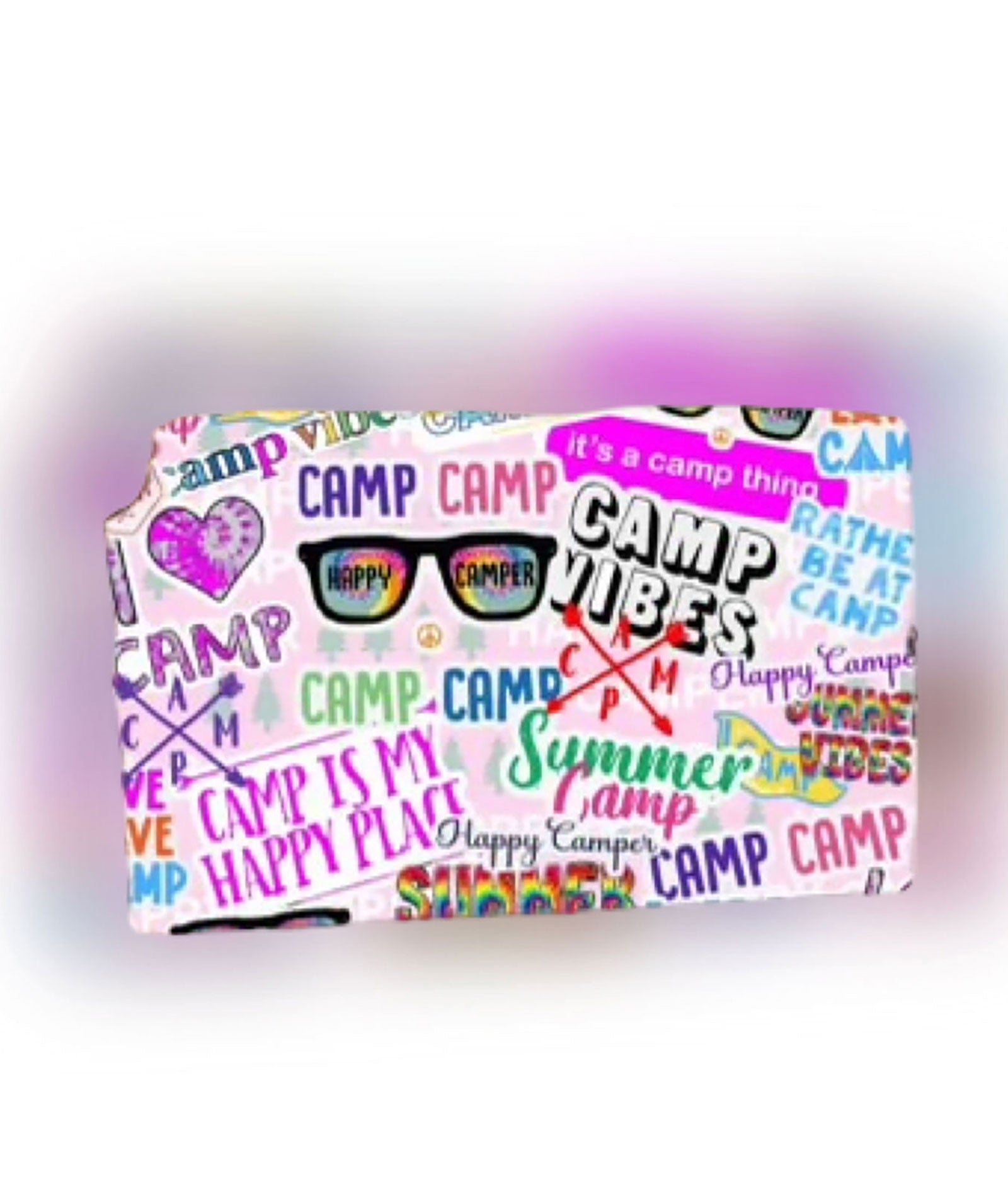 Tweenstyle Girls Cosmetic Pouch - Cute Makeup Bag for Teens - Perfect for Travel, School & Sleepovers (Happy Camp Collection)