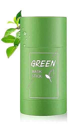 NS Creation Green Tea Face Mask Stick - Purifying, Anti-Acne, Oil Control & Blackhead Removal for Men & Women | Deep Cleansing & Pore Minimizing for Oily & Acne-Prone Skin | Perfect for Daily Skincare Routine & Spa Night