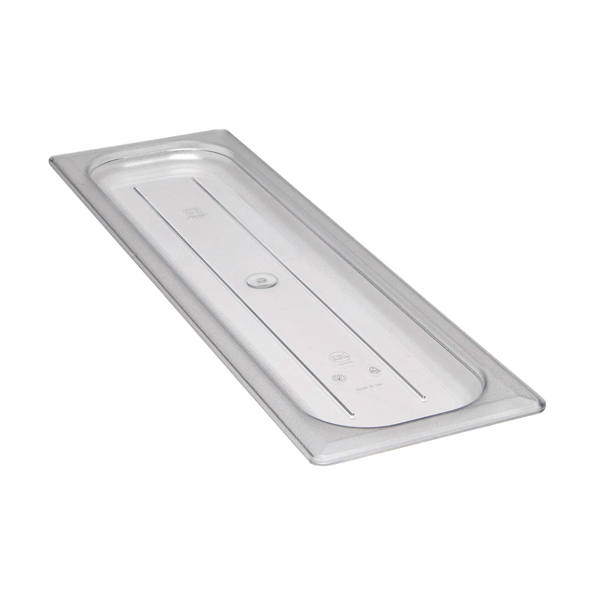 Cambro 20LPCWC135 Camwear Clear 1/2 Size Long Flat Food Pan Lid - Durable Food Storage Cover for Commercial Kitchens, Restaurants & Catering Services