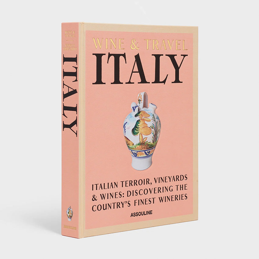 Assouline Wine & Travel Italy - Luxury Coffee Table Book for Wine Lovers, Italian Travel Guide & Gift for Foodies - Perfect for Home Decor, Wine Cellars & Travel Inspiration